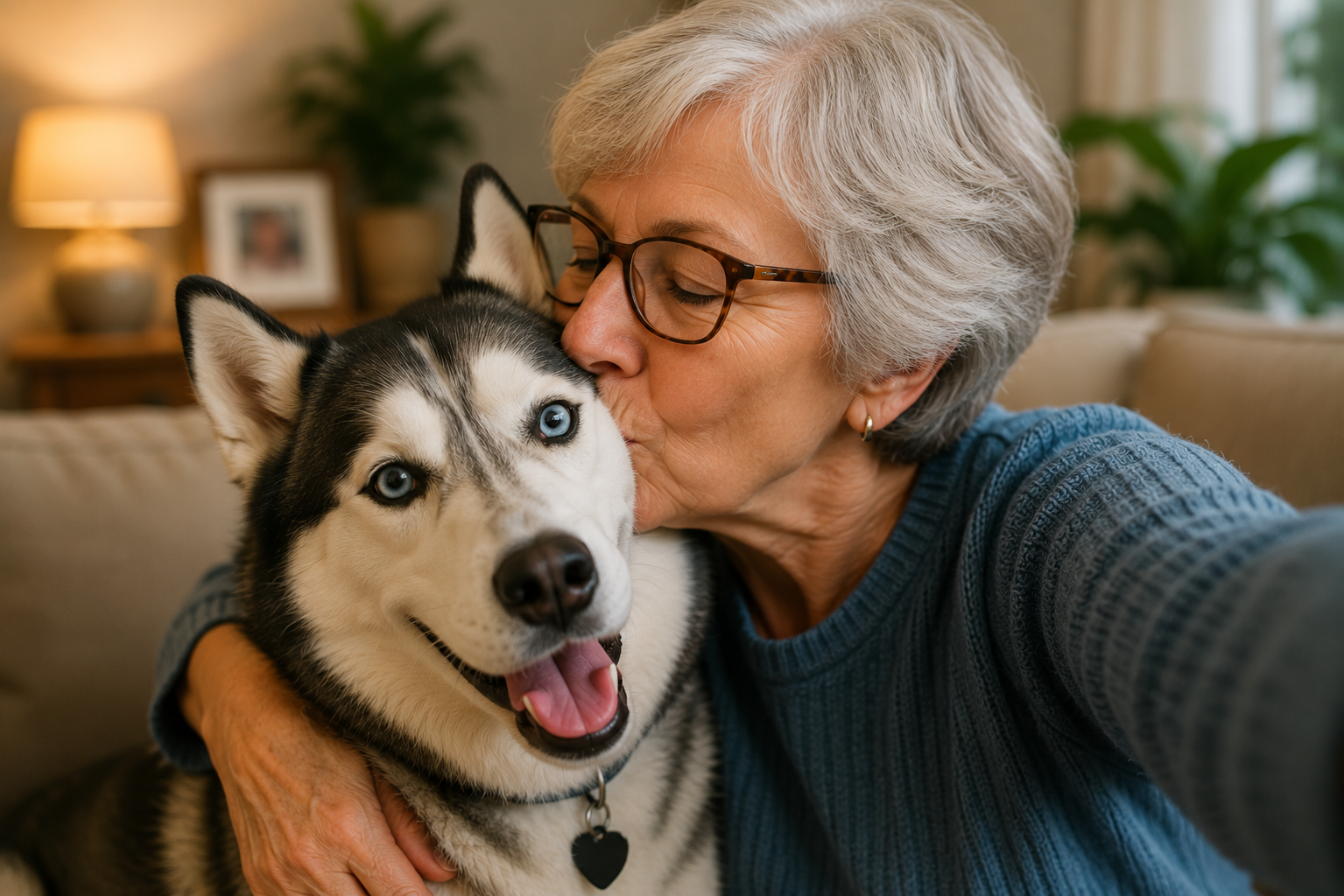 Luna with Susan